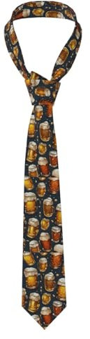 Formelle Hochzeit Krawatte Bier Schlips Klassisch Arbeit Krawatten Für Büro Festliche Business