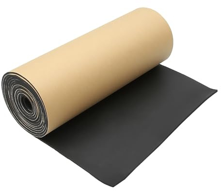 Schallschutzmatte Isolierung Schalldämmmatte 4 Mm 18 Sqft Wärmedämmpolster Universal 420 X 40 Cm Autotürbondämpfung Selbstklebenr Schaum 1 Rolle(420x40cm 4mm Tape)