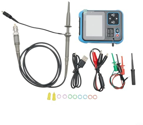 Alanmoship Dso-Tc3 3-In-1 Digital Oscilloscope With Transistor Tester And Signal Generator, 2.4 Tft Display, 500Khz Bandwidth, 1500Mah Battery For Field Repairs(OPTION)