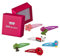 Haarallerliebst Haarspangen Set für Kinder – 6 Stück Natur, Baum, Blume inkl. Aufbewahrungsbox pink – Ideal für dünnes bis dickes Haar