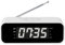 Thomson CR221I Radio portable Horloge Numérique Blanc - Radios portables (Horloge, Numérique, FM, Blanc, Uniforme, Secteur)
