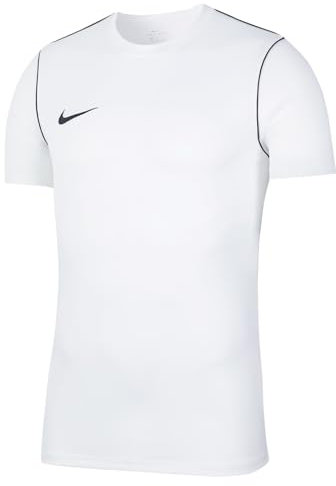 Nike Herren T-Shirt Dry Park 20, White/Black/Black, L, BV6883-100
