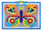 Kinder Mosaik Steckspiel Pädagogisches Spielzeug DIY Kreativ Pilznägel Brettspielzeug, Steckmosaik mit 980 Stücke, Baustein Steckkugeln für Junge Mädchen Kinderspielzeug für Geschenk Früherziehung
