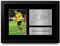 HWC Trading A4 FR Erling Haaland Dortmund Geschenke gedruckt Autogramme Bild für Fans und Unterstützer - A4 Eingerahmt