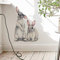 COVPAW® Wandtattoo Wandaufkleber Skizze Sketch Kaninchen Hase Katze Koala Elefant Eichhörnchen Vogel Wandsticker Wandbild Bilder Wohnzimmer Babyzimmer Schlafzimmer Spielraum Deco Kind Jungen (A)