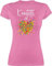 Shirt Damen - Karneval & Fasching - Konfetti im Herzen I - L - Rosa - Tshirt Faschings-t-Shirt Faschings köln für Frauen Party Karnevals t- Shirts fassenacht Herz Tshirts t karnevalsshirts