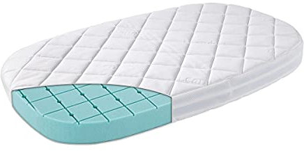 Leander Original Premium Kaltschaummatratze für Leander Classic Babybett, Maße: 116 x 66 x 9 cm, Mittel, 116 x 66 x 9 cm