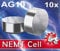 10 X Wilhelm AG10 LR54 - L130-189 - 389 - GP89A Qualitätsbatterien 1,5 V Alkaline