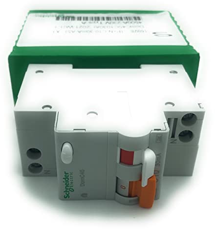 Planet Shop Interruttore magnetotermico Diff. DomC45 1P+N C 10A 30mA Tipo A Si Schneider Electric