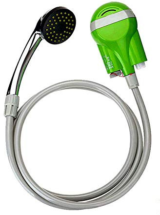 XIATIANDEDIAN Handheld Oweat Portable Ower, con Ventosa, USB Tasa de Flujo de Fuente de alimentación 2.5L, cómodo Duradero, Flujo de Agua Incluso, for Jardin césped Acampar (Color : Green)