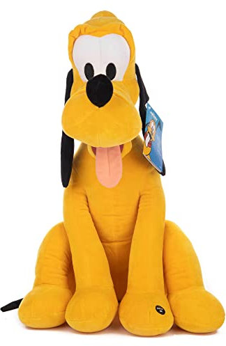 Famosa Softies Disney 760021692 Plüschfigur Pluto, mittelgroß, weich, flauschig, mit lustigem Sound, Geschenk für alle Altersgruppen