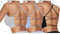 Vertvie Damen Sport BH Gepolstert Crossback Yoga Sports Bra Spaghettiträger Rücken Verkreuzt Gerippt Bustier Ohne Bügel Atmungsaktiv BH mit Abnehmbaren Cups(3pc: Schwarz + Grau + Blau,M)