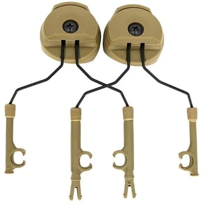 Bifrost Gear Taktischer Helmschienen-Adapter für Comtac Headset, Hellbraun