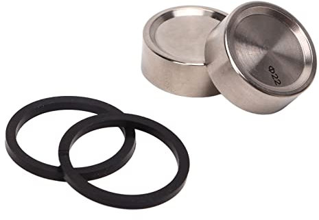 Drfeify Bicycle Disc Brake Caliper Piston, Titanium Alloy, 2-Piece Set, Compatible with XT SLX