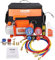 VEVOR Bomba de Vacío de Aire Acondicionado 113 L/min Bomba de Vacío de Refrigeración HVAC 180 W con Manómetros Múltiples Kit de Manguera Tricolor 1450 RPM para Refrigeración de Aire Acondicionado