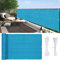 YUANZHI Balkon Sichtschutz 80 x 950 cm Windschutz Staubschutz Balkonbespannung mit Kabelbindern für Balkon Garten im Freien, Himmelblau