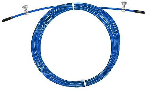 PATIKIL 10Ft Speed Jump Rope Replacement Cable, 2.5mm Professional Skipping Rope Steel Wire Replace for High Speed Jump Ropes, Blue