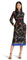 Lauren Ralph Lauren Damen Belting-Print Twill Shirtdress Lässiges Business-Kleid, Schwarz/Blau/Mehrfarbig, 32