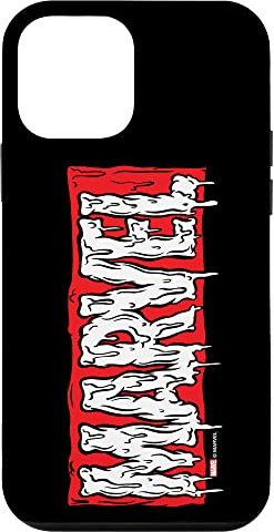 Marvel Red Brick Logo Grime Time Schwarz Hülle für iPhone 12 mini