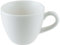 Bonna 6x Matt White Rita Obertasse 8,5x5,4cm 8cl Weiß Porzellan MT-RIT02KF Tasse Kaffeetasse Teetasse Geschirr