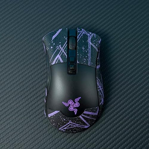 Autocollant antidérapant pour souris compatible avec Razer DeathAdder V2/V2 PRO Lizard Skins résistant à la transpiration pour Razer DeathAdder V2 Pro
