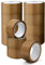 K-MART Nastro per imballaggio, marrone industriale, 12 rotoli di nastro adesivo a basso rumore, 48 mm x 66 m, nastro adesivo marrone sicuro per imballaggi di scatole, scatole traslochi, nastro da