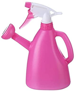 DGSYUAN Regadera para Interior Y Exterior Regaderas De Plástico para El Hogar, Rociador Ajustable Manual para Jardín Al Aire Libre, Regadera De Plantas Y Flores Regadera De Jardín(Pink)