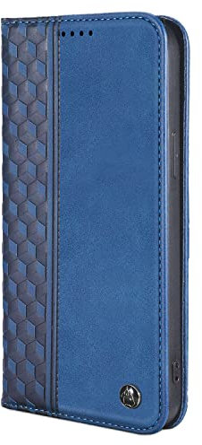 CXTCASE Funda Samsung Galaxy A71 4G, Funda Tapa Libro Movil Carcasa PU Cuero para Samsung Galaxy A71 4G, Tipo Libro Flip Wallet Case, Azul