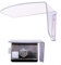 Emiif Transparent Rain Cover for Outdoor Lock Doorbell, Electronic Door Lock Keypad Cover Mechanical Door Locks Weather Resistant Protection(Left)