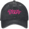 UREYFGO Mode Wasser Wizz Personal Rosa Baseballkappe Vintage Distressed Gewaschen Snapback Kappe Unisex Aktivitäten Unstrukturiert Soft Caps Hut im Freien Geschenk