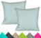 JACK 2er Set 40x40cm Outdoor Kissenhülle Kissenbezug Wasserfest Sitzkissen Lounge Kissen Garten Stuhl Lotus Effekt, Farbe:Silber