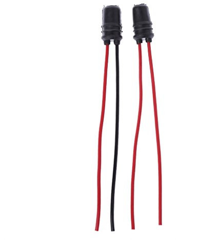 Lerpwige W5W Support de douille d'ampoule pour voiture, camion, bateau, rallonge pour voiture, lampe LED femelle 2 pièces