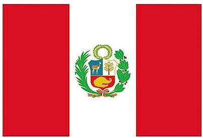 Bandera de peru Fibra de poliéster Panner Peruano Fade UV Fade Flag para interiores al aire libre 90x150 cm Perú