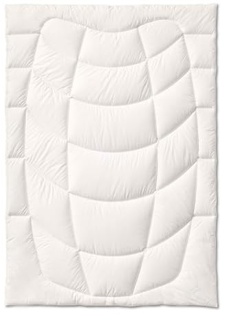 Künsemüller Naturfaserbettdecke Wildseiden Steppbett Leicht, 135 x 200 cm | 100% Tussahwildseide, Feuchtigkeitsregulierend, Temperaturausgleichend, Atmungsaktiv