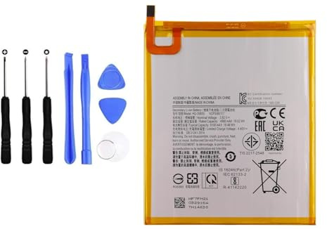 AUZNQEV HQ-3565S HQ-3565N Tablet Battery for Samsung Galaxy Tab A7 Lite 8.7 2021 SM-T220 SM-T225C SM-T225 SM-T225N 5100mAh 3.82V 19.48Wh with Tools