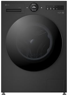 LG VX70 Series AI Direct Drive™ W4X7016TBB Wifi Connected 11Kg / 6Kg Washer Dryer with 1400 rpm - Matte Black - D Rated [Wash&Dry], A Rated [Wash Only]