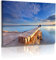 Fotoatelier Dirk Haas Premium Acrylglasbild XXL - Natur - Landschaft - Kroatien - Sonne - Bild - Wolken - Meer - Steg - Sonnenuntergang - Wellness - Acrylglas : 30 cm x 20 cm