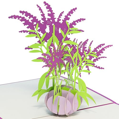 LINPOPUP®, LIN17521, Blumen, POP UP Karten Geburtstag, Blumenkarte, Geburtstagskarte, Muttertagskarte, Gute Besserung, Blumen, N274