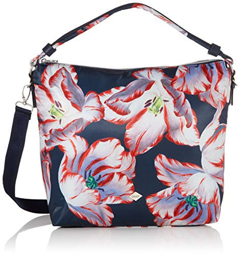 Oilily Damen Picnic Hobo Lhz Schultertasche Blau (darkblue)