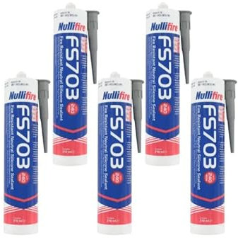 Mastic coupe feu FS703 NULLIFIRE gris 310ml x5