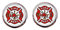 Art Picture Manschettenknöpfe, Feuerwehr-Manschettenknöpfe, Feuerwehrmann-Manschettenknöpfe, Feuerwehrmann, Feuerwehrmann-Manschettenknöpfe, benutzerdefinierte Hochzeits-Manschettenknöpfe,