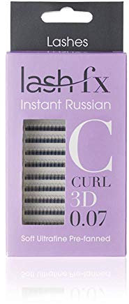 Lash FX 14 mm 3D C Curl Instant Russian Lash