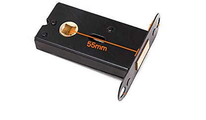 TOOLSTAR Door Latches, Stainless Steel Tubular Mortice Latches Invisible Backset Bathroom and Indicator Latch for Lever Handle Without Screws