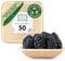 Chic Leaf Mini Disposable Palm Leaf Square Plates - 3in Square Natural Pack of 50-100% Compostable & Biodegradable Heavy-Duty Party Plates - Microwave Safe Picnic & BBQ Tableware