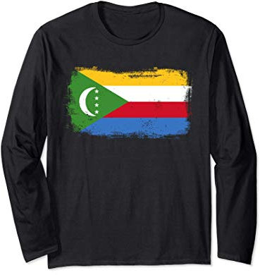 Drapeau national des Comores Manche Longue