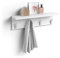 MOBILI FIVER, Rachele Wandgarderobe, 60 cm, Weiß, matt, Made In Italy