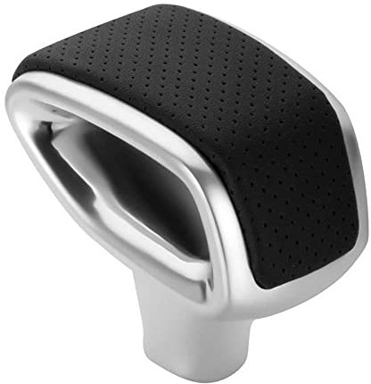 HIBEYO Auto Schalthebel Schaltknauf Schaltkopf automatikgetriebe Passt für Mercedes für Benz SL SLC CLS GLA AMG G-Class E-Class Gear Shift Knob Cover Innenausstattung Zubehör Auto Styling-Schwarz B