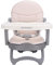 Bebamour chaise bébé Siège surélevé avec plateau chaise bébé Sit Up Portable, pour voyage, coussin beige, beige