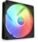 NZXT F140 RGB Core - 140mm Hub-Mounted RGB Fan - 8 Individually-Addressable LEDs - Semi-Translucent Blades - High Static Pressure & Airflow - Quiet Operation - PWM Control - CAM Software - Black