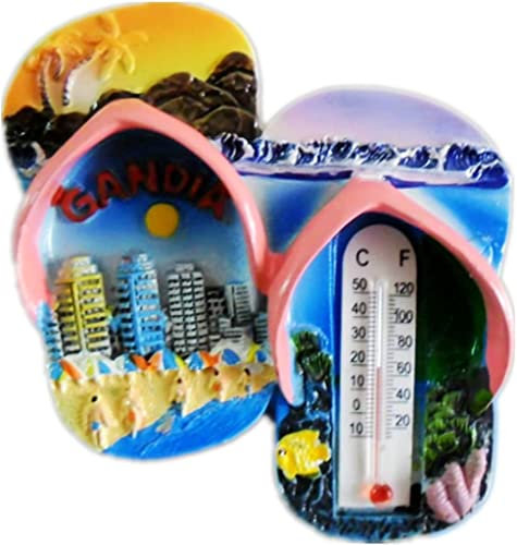 Gangdia Gold Coast Spain Magnet Fridge Refrigerator Magnet Decoration Sticker Souvenir Resin Crafts Kitchen Whiteboard